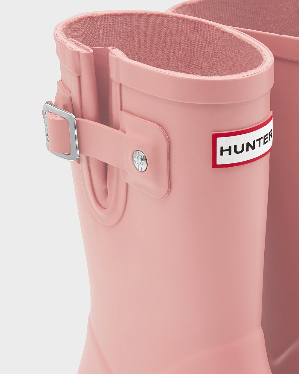 Kids Hunter Rain Boots Pink - Original First Flat Sole - 1504683-NR